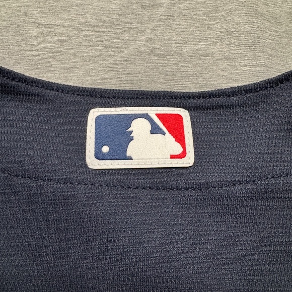 Cleveland Indians Navy Alternate Jersey by Nike - Picture 5 of 8